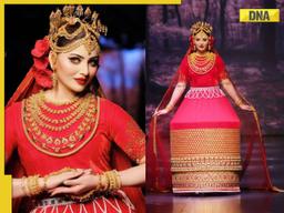 Decoding Urvashi Rautela's 24K real gold Manipuri traditional Potloi dress 