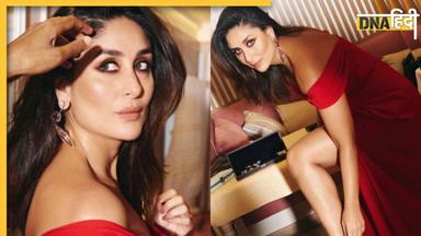 Kareena Kapoor ने ग्लैमरस अंदाज में की बर्थडे की शुरुआत, रेड ड्रेस में शेयर की हॉट फोटोज