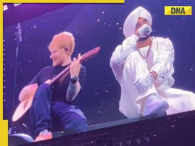 Watch: Ed Sheeran surprises Indian fans at Diljit Dosanjh's concert, sings with Punjabi singer in Birmingham