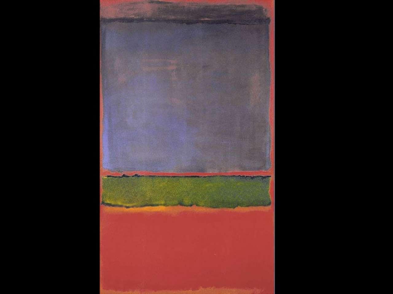 No. 6 (Violet, Green and Red) by Mark Rothko