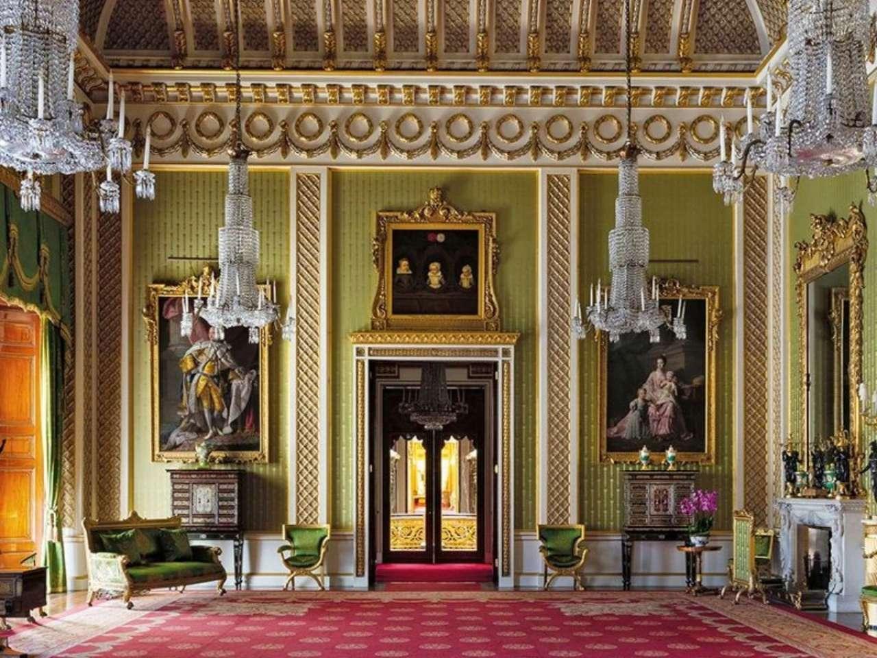 Green drawing room, Buckingham Palace