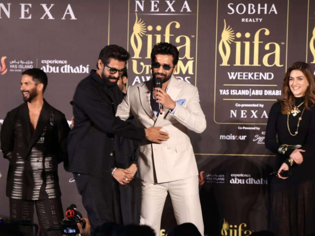 Vicky Kaushal and Rana Daggubati share warm hug