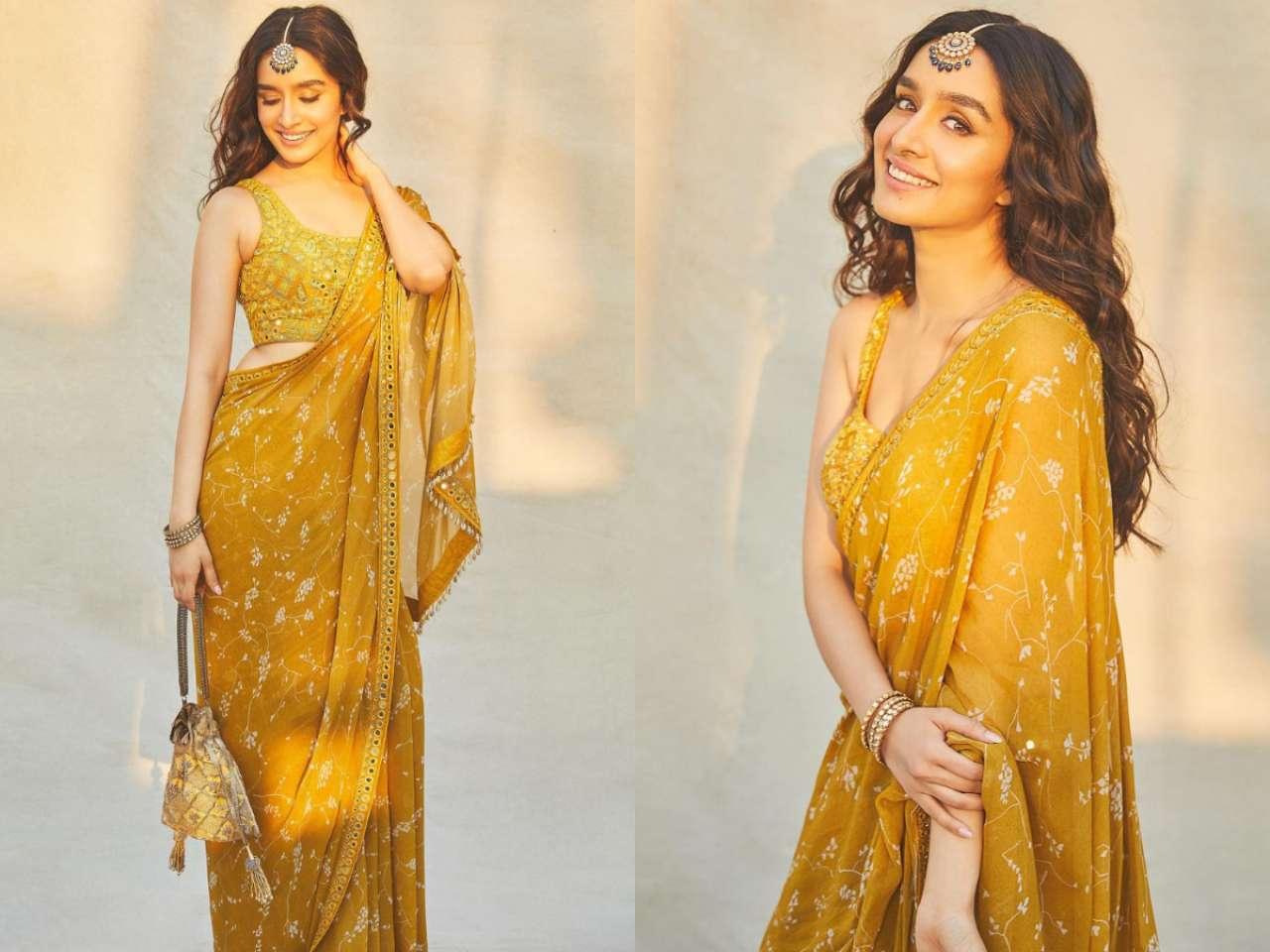 Broke the internet in yellow saree