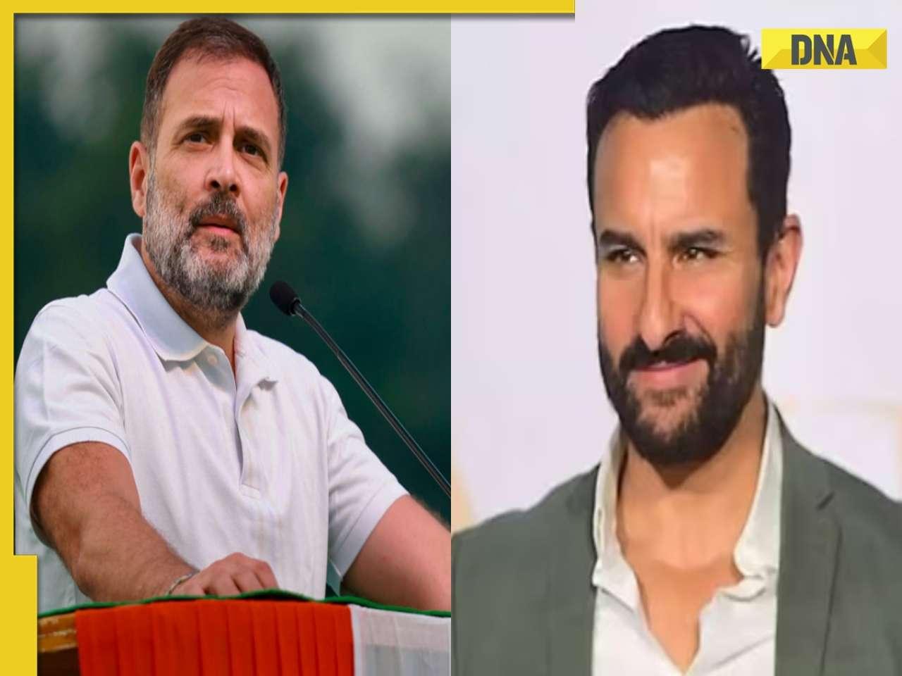 'What he has done is...': Saif Ali Khan's big statement on Congress leader Rahul Gandhi