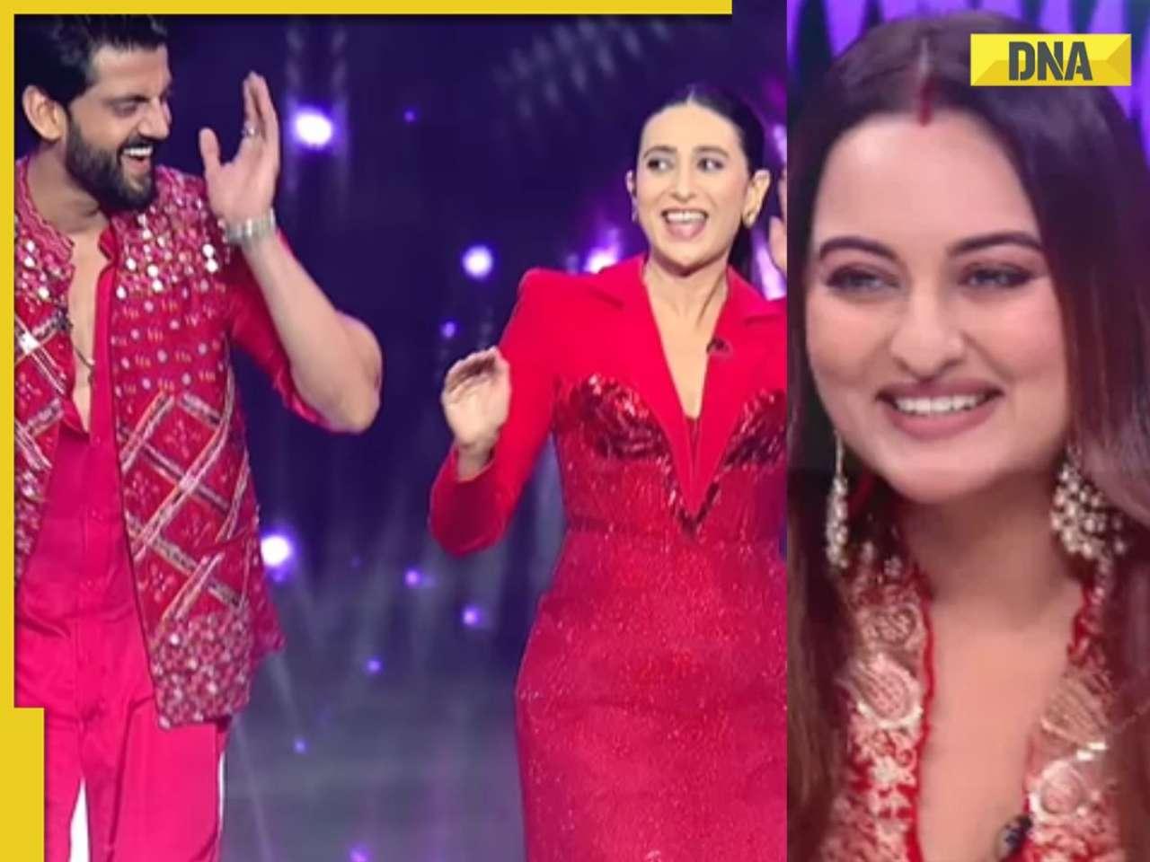 Watch: Karisma Kapoor recreates ‘Sona Kitna Sona’ song with Zaheer Iqbal, Sonakshi Sinha's reaction goes viral