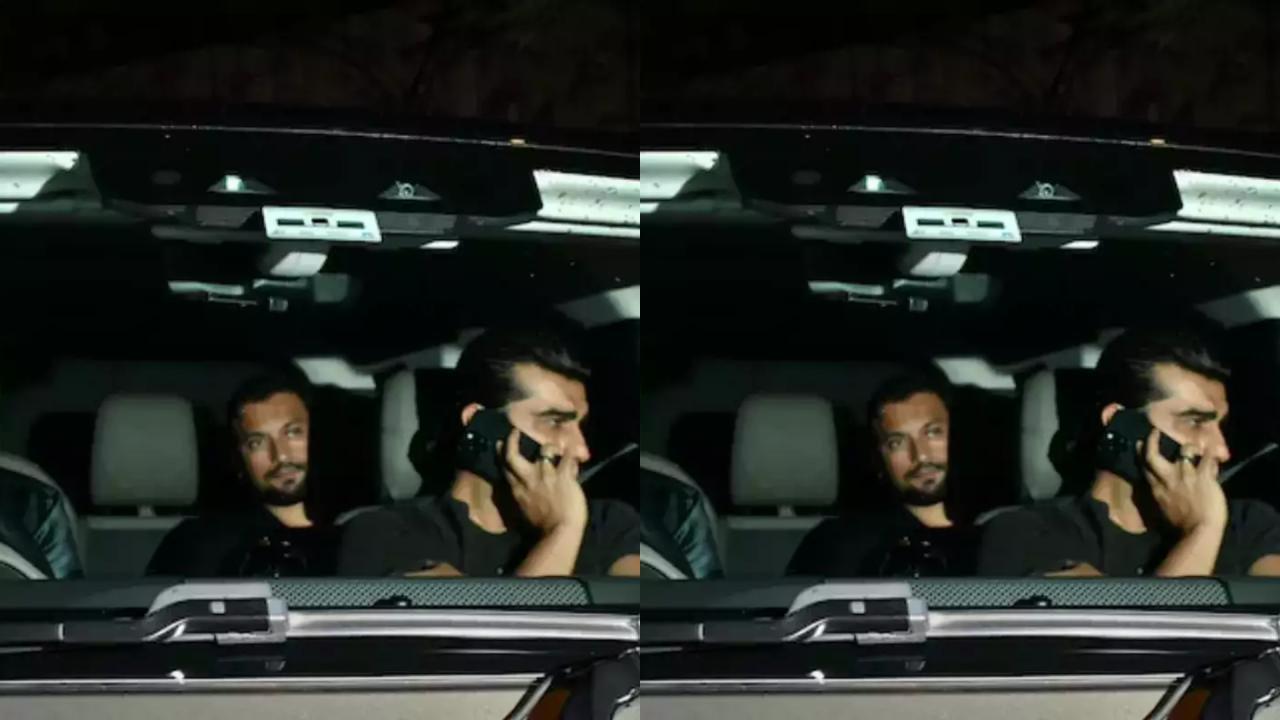 Arjun Kapoor at Ranbir Kapoor Birthday party