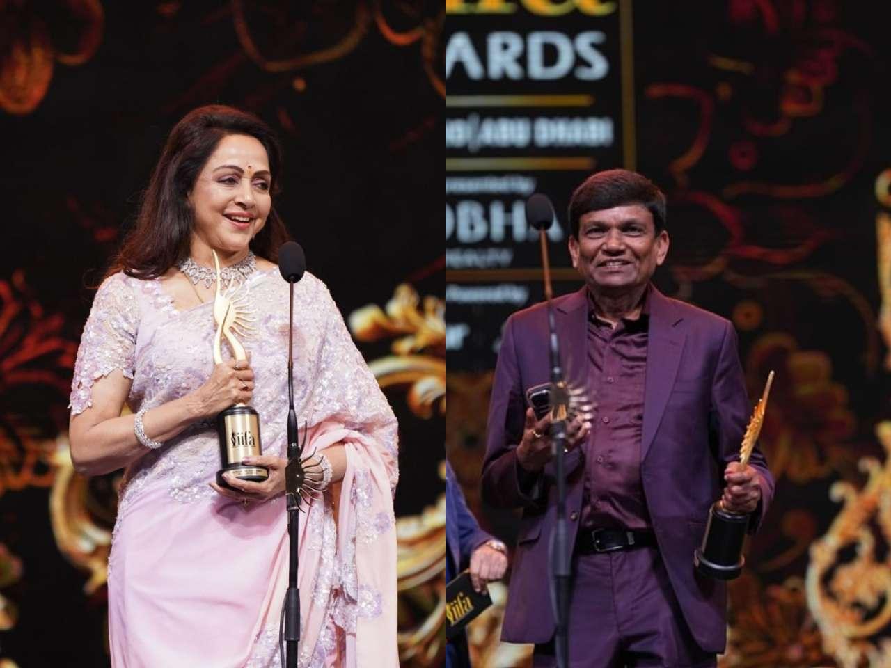 Outstanding Contribution to Indian Cinema - Jayantilal Gada, Hema Malini