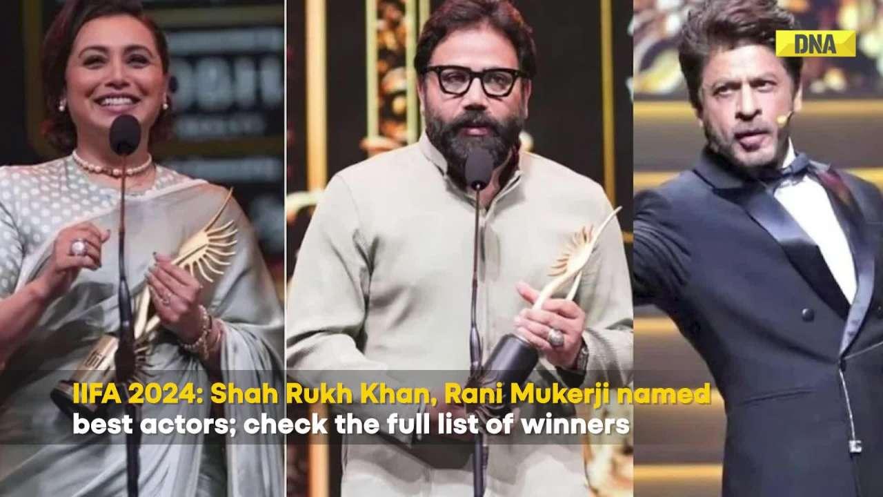 IIFA Awards 2024 Winners: Shah Rukh Khan, Rani Mukerji Win Best Actors; Check Winners In Categories