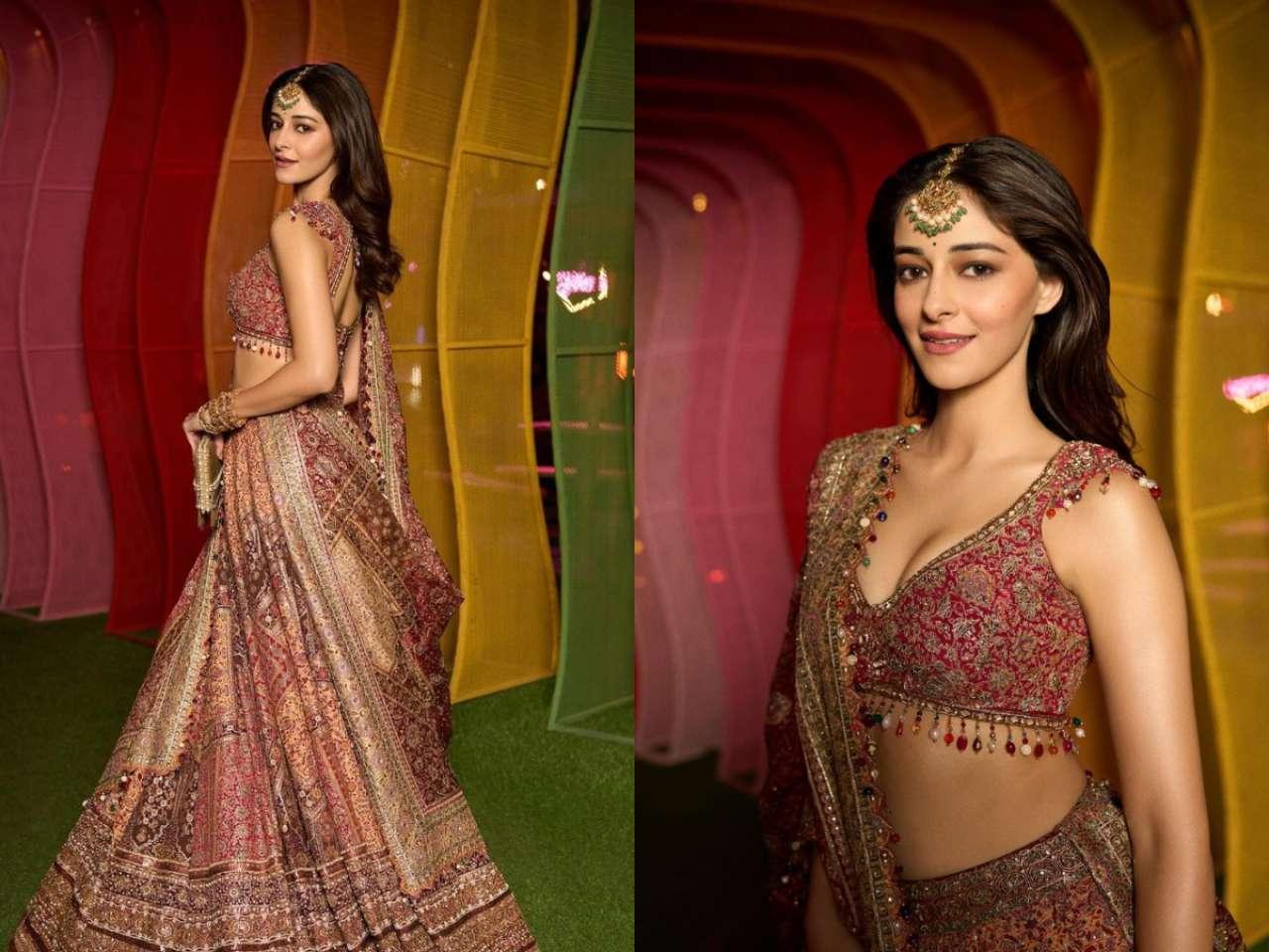 Looks gorgeous in her lehenga