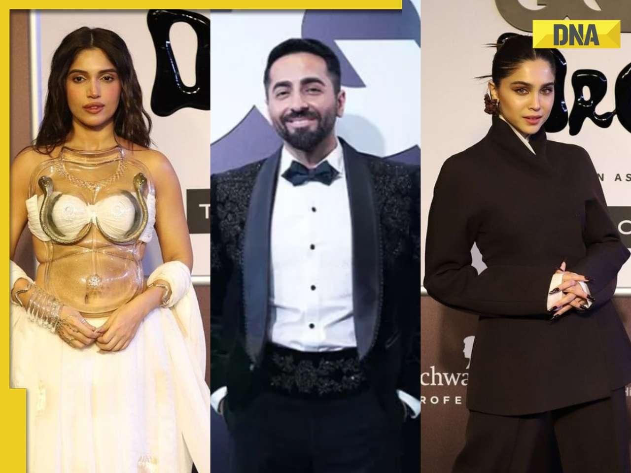 GQ Best Dressed Awards 2024 in pics: Ayushmann, Bhumi, Wamiqa raise glam quotient