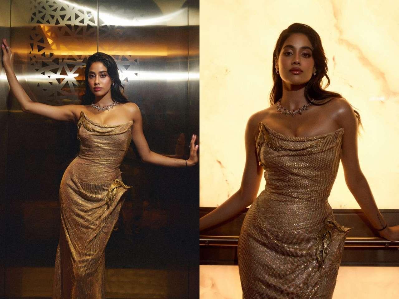 Janhvi Kapoor looks sexy in this outfit