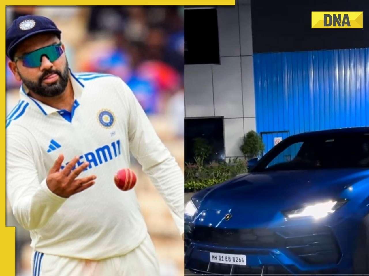 Viral Video: Rohit Sharma drives his Rs 31500000 car after Test series win over Bangladesh; watch