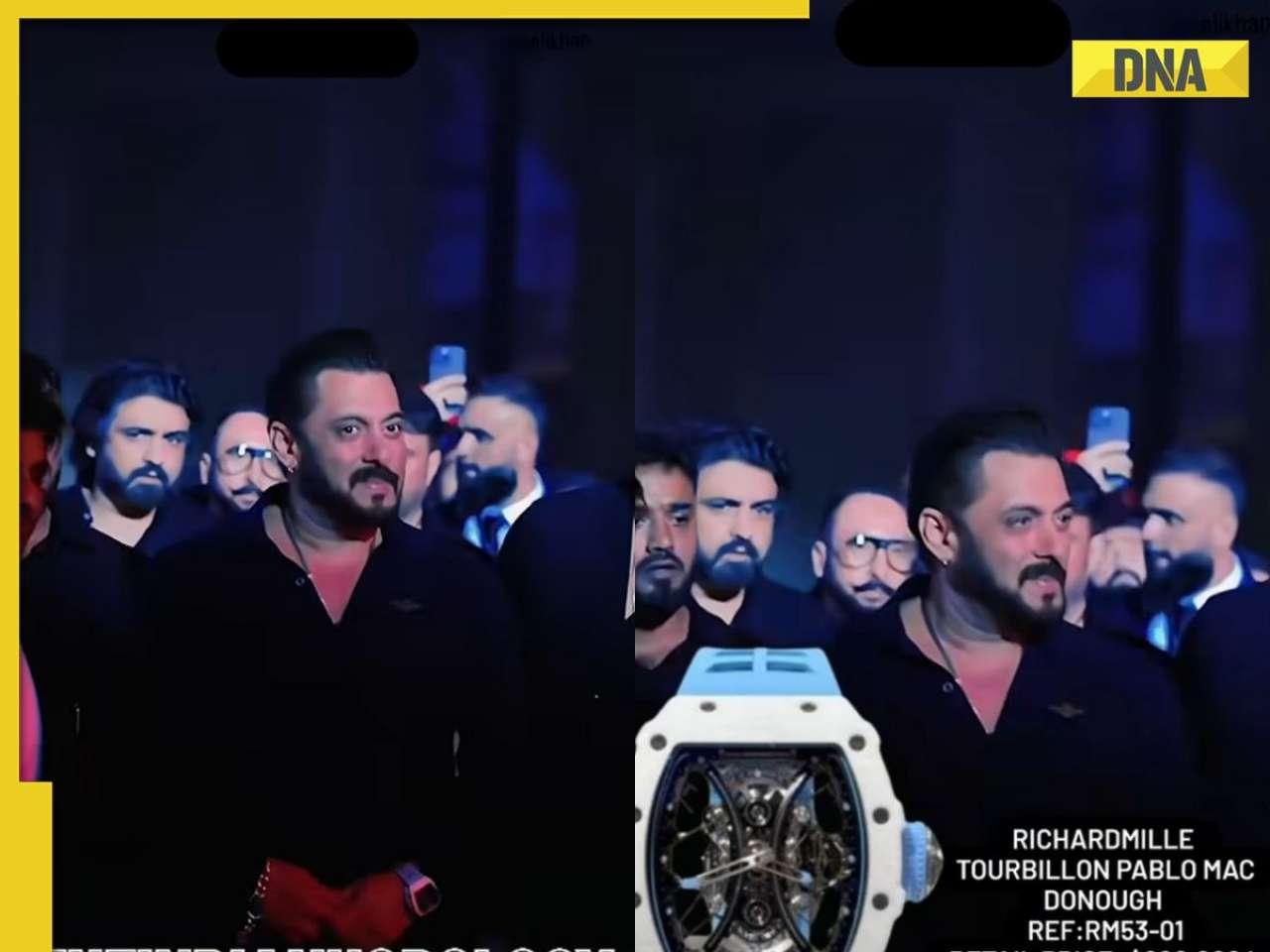 Salman Khan spotted wearing another luxury watch at Dubai event, it costs Rs...