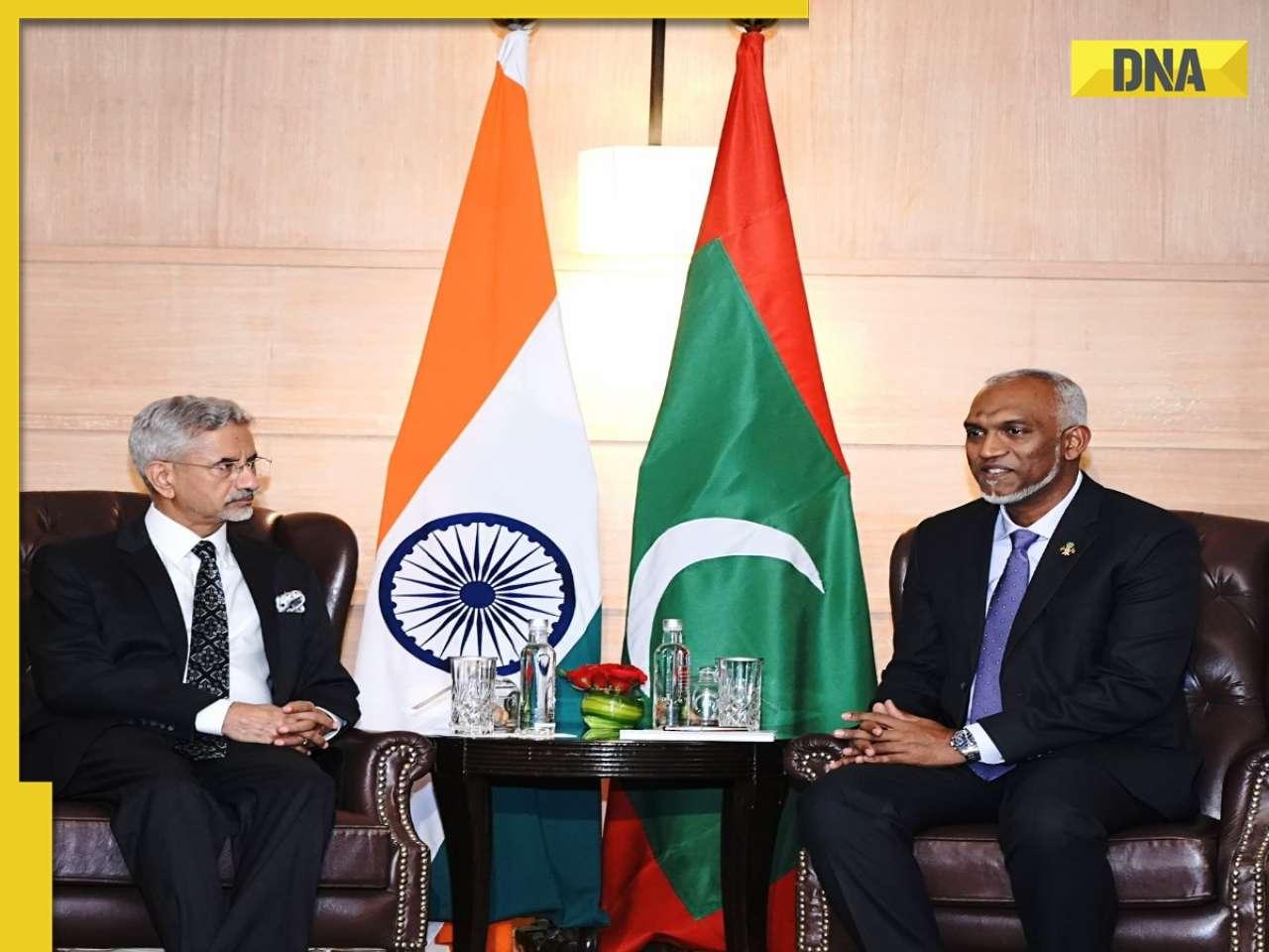 Jaishankar meets Maldives President Mohamed Muizzu, says, 'confident that his talks with PM Modi will...'