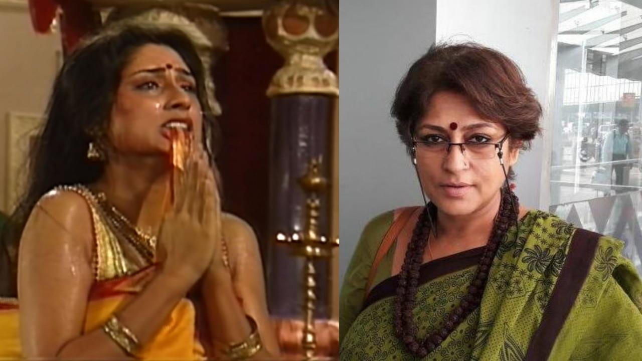 Roopa Ganguly as draupadi in mahabharat 