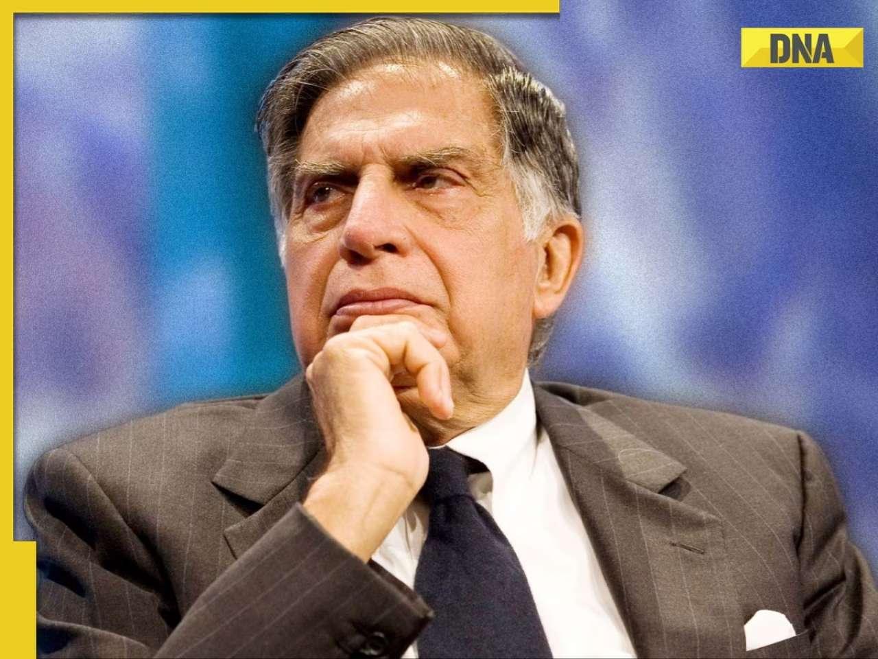 Shares of THESE Tata companies drop amid Ratan Tata hospitalisation rumours