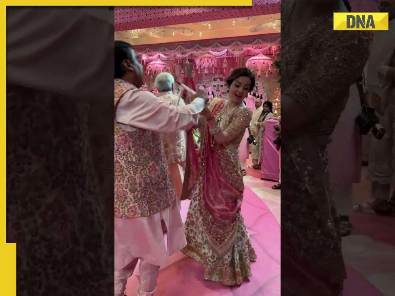 Watch: Mukesh Ambani, Nita Ambani's lavish Navratri garba and dandiya night's video with family resurfaces